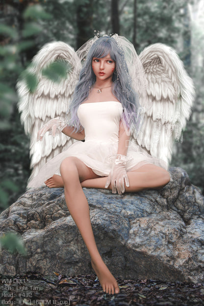 WM Dolls presents Alisan: Love Doll with Gray Hair and Angel Wings, Head No. 432