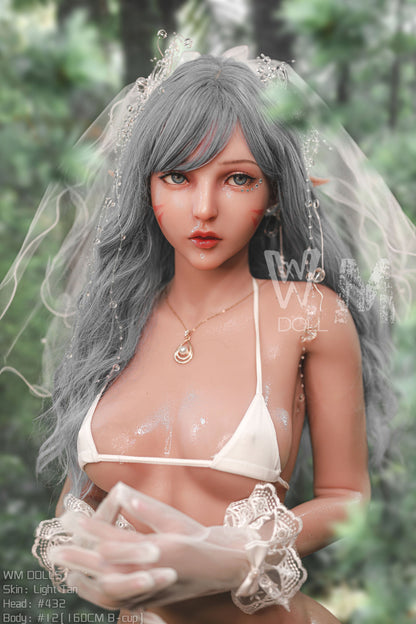 WM Dolls presents Alisan: Love Doll with Gray Hair and Angel Wings, Head No. 432