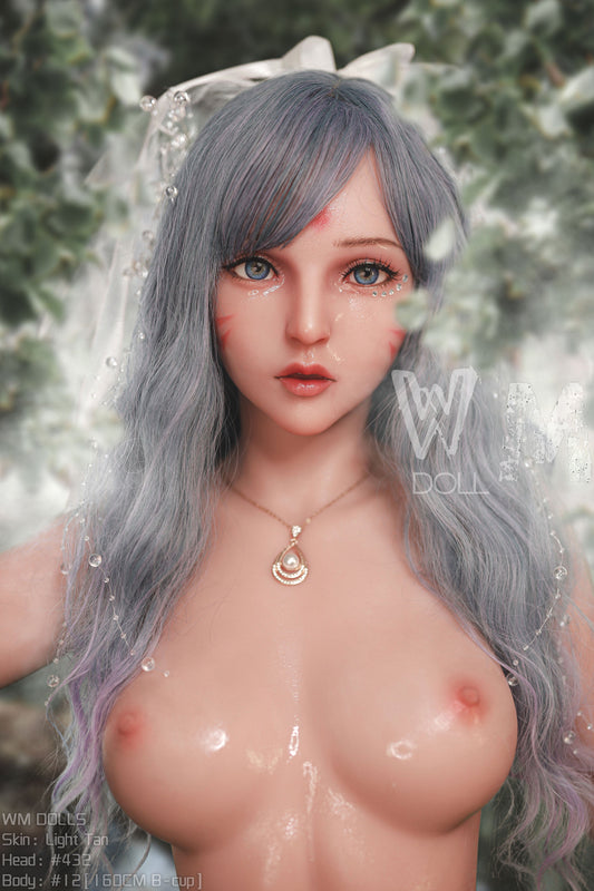 WM Dolls presents Alisan: Love Doll with Gray Hair and Angel Wings, Head No. 432