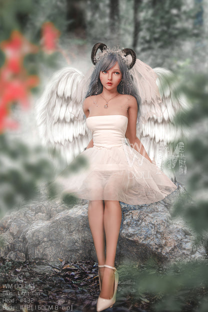 WM Dolls presents Alisan: Love Doll with Gray Hair and Angel Wings, Head No. 432