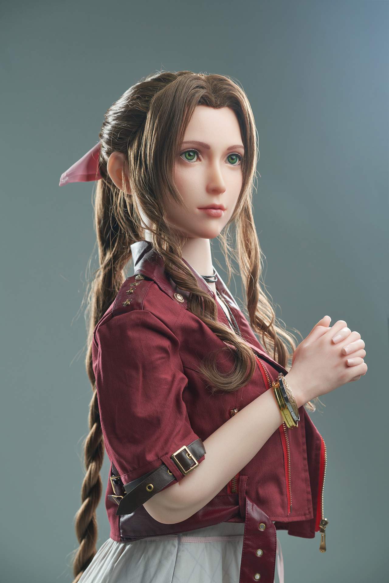 Aerith Gamelady Sex Doll: Full Silicon, 167cm, Inspired by Final Fantasy VII Any Love Doll GameLady