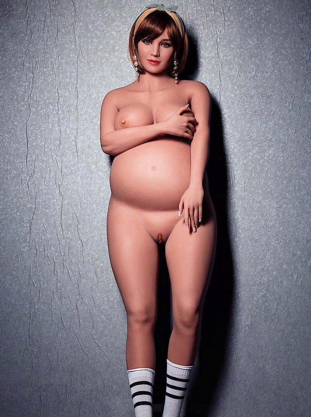 Aibei Dolls Realistic Pregnant Love Doll with TPE Skin - TPE Sex Doll Any Love Doll AIBEI