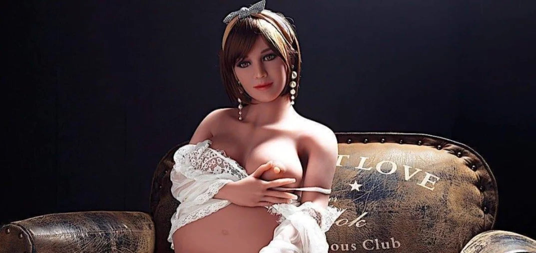 Aibei Dolls Realistic Pregnant Love Doll with TPE Skin - TPE Sex Doll Any Love Doll AIBEI