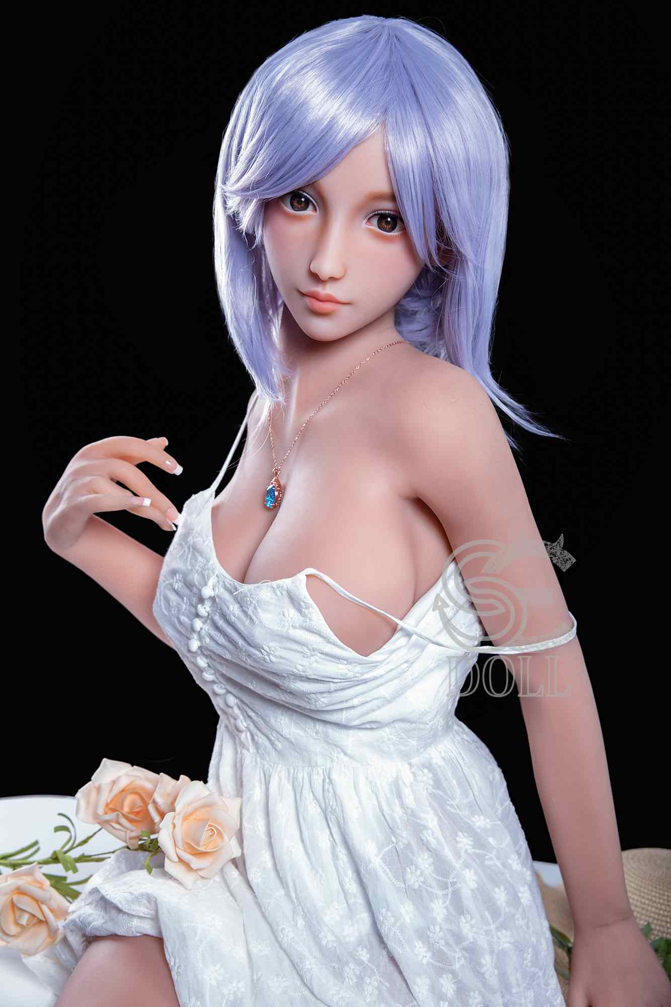 Bryony Blue Haired Love Doll From SEDoll Seductive Teen Fantasy Any Love Doll SEdoll TPE