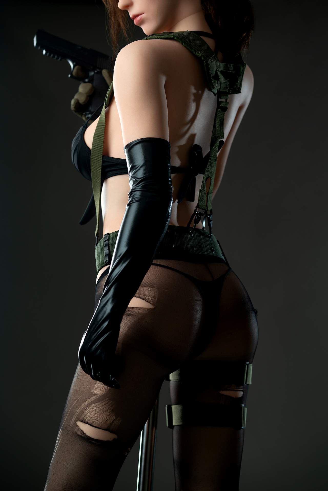 D-Cup Gamelady Sex Doll - Quiet from Metal Gear, Full Silicon Body Any Love Doll GameLady