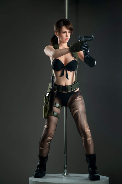 D-Cup Gamelady Sex Doll - Quiet from Metal Gear, Full Silicon Body Any Love Doll GameLady