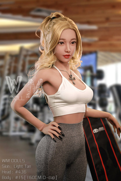 Esra - 160cm D-cup + #436 Slim girl sex doll in the gym by Anmodolls