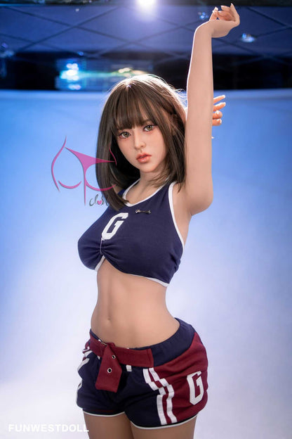 Funwest Ariya: Asian Sex Doll with F-Cup Breasts in Hot Training Outfit (USA Stock)