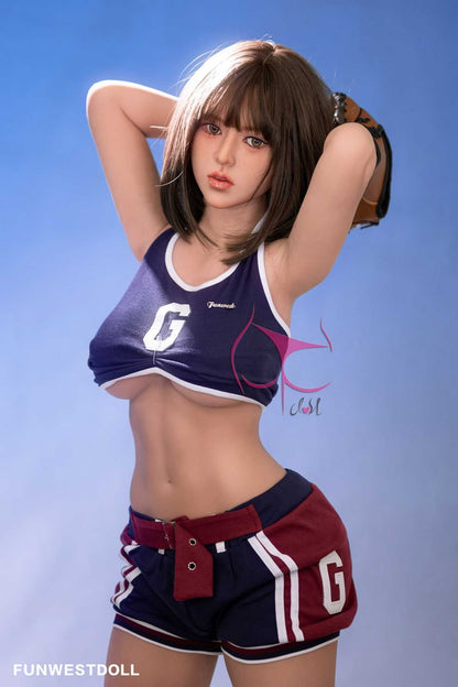 Funwest Ariya: Asian Sex Doll with F-Cup Breasts in Hot Training Outfit (USA Stock)