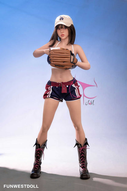 Funwest Ariya: Asian Sex Doll with F-Cup Breasts in Hot Training Outfit (USA Stock)