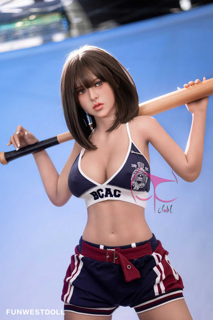 Funwest Ariya: Asian Sex Doll with F-Cup Breasts in Hot Training Outfit (USA Stock)