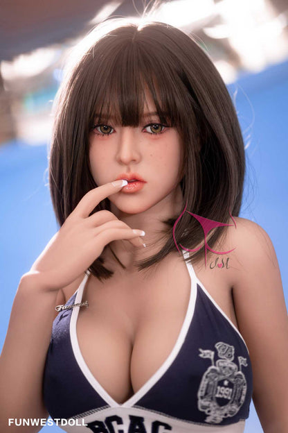 Funwest Ariya: Asian Sex Doll with F-Cup Breasts in Hot Training Outfit (USA Stock)