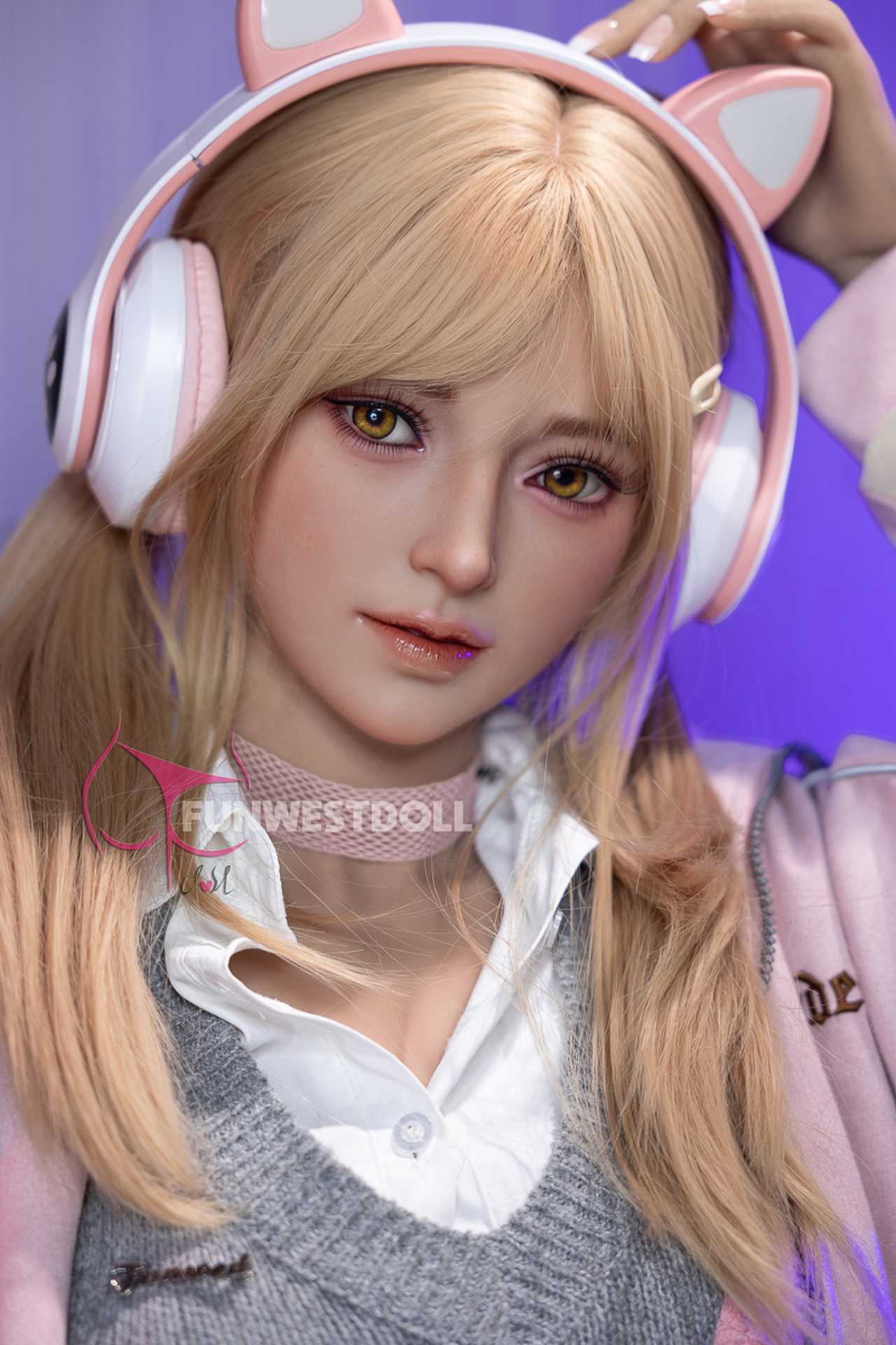 Funwest Evgeniya: 159cm TPE Doll with A-Cup Breasts and Gaming Enthusiasm (USA Stock)