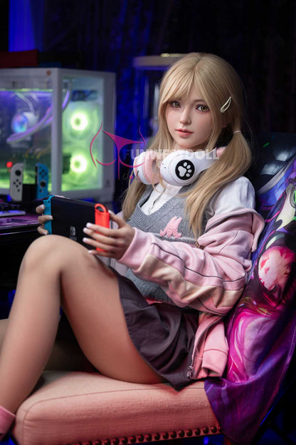 Funwest Evgeniya: 159cm TPE Doll with A-Cup Breasts and Gaming Enthusiasm (USA Stock)