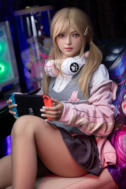 Funwest Evgeniya: 159cm TPE Doll with A-Cup Breasts and Gaming Enthusiasm (USA Stock)