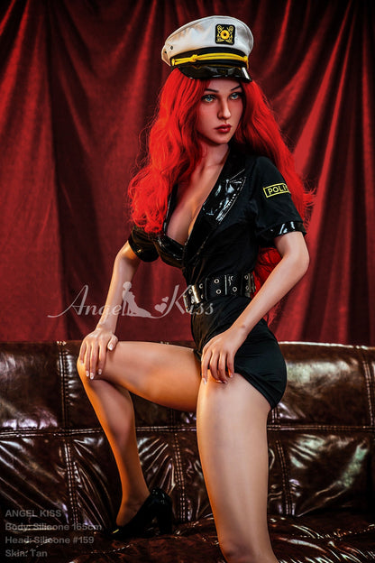 Francesca - S165cm+S#159 long-legged red hair woman silicone doll with a beautiful vagina by Anmodolls