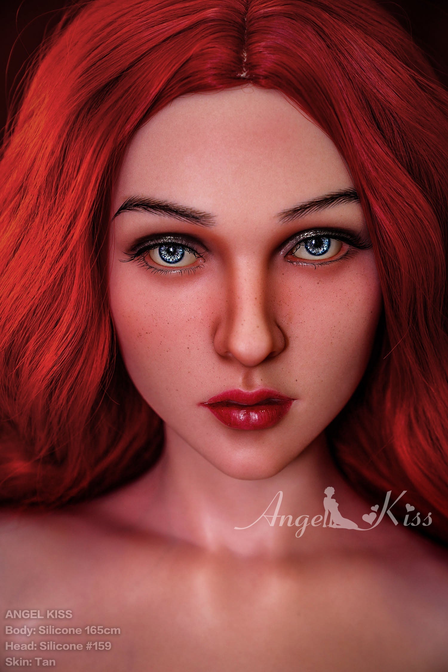 Francesca - S165cm+S#159 long-legged red hair woman silicone doll with a beautiful vagina by Anmodolls