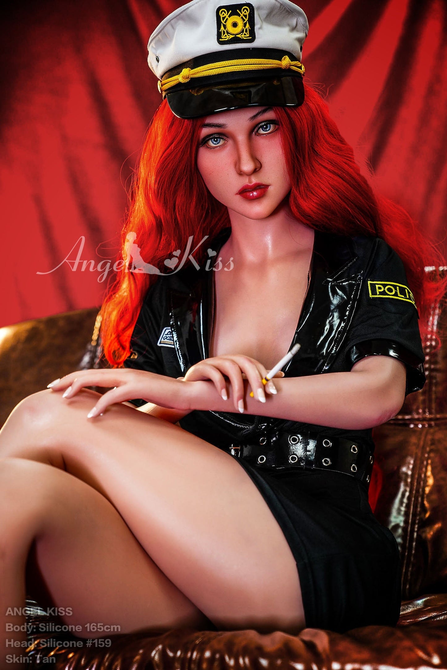 Francesca - S165cm+S#159 long-legged red hair woman silicone doll with a beautiful vagina by Anmodolls