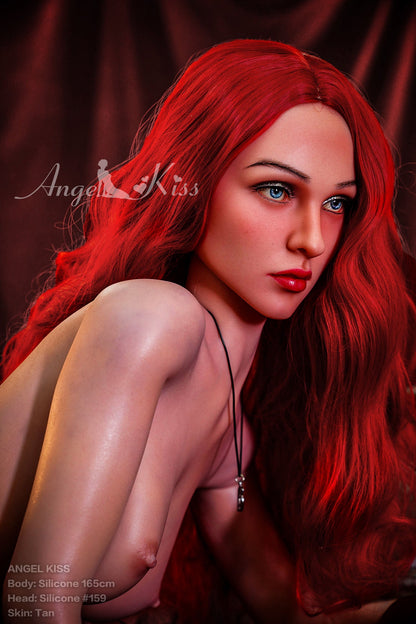 Francesca - S165cm+S#159 long-legged red hair woman silicone doll with a beautiful vagina by Anmodolls