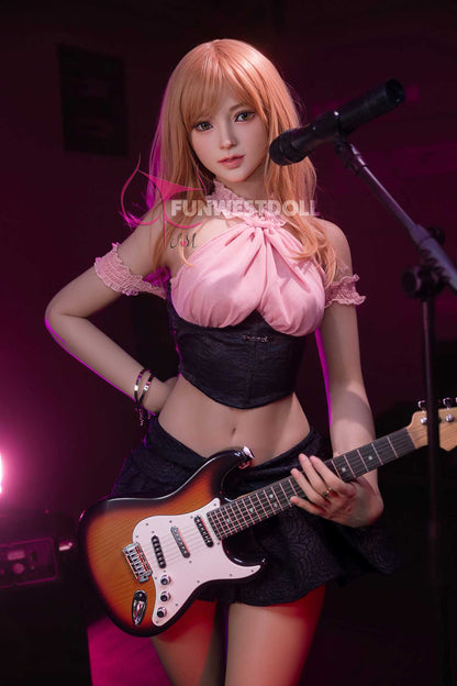 Funwest Love Doll: 157cm Blonde Musician with C-Cup Breasts Any Love Doll Funwest