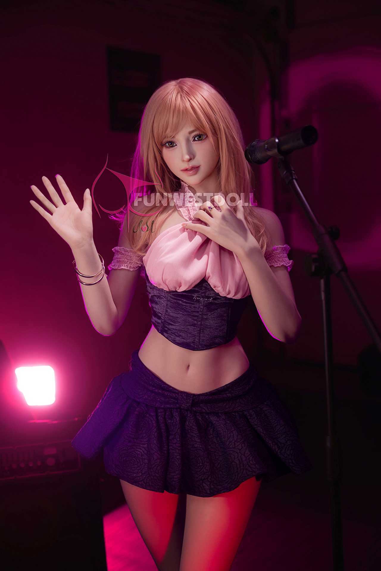 Funwest Love Doll: 157cm Blonde Musician with C-Cup Breasts Any Love Doll Funwest