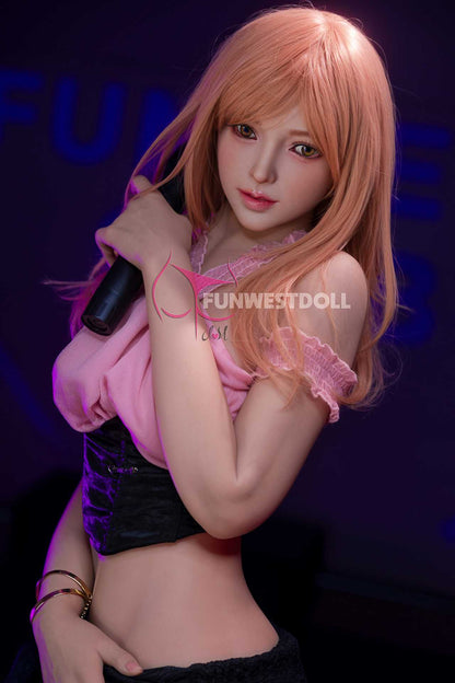 Funwest Love Doll: 157cm Blonde Musician with C-Cup Breasts Any Love Doll Funwest