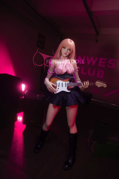 Funwest Love Doll: 157cm Blonde Musician with C-Cup Breasts Any Love Doll Funwest