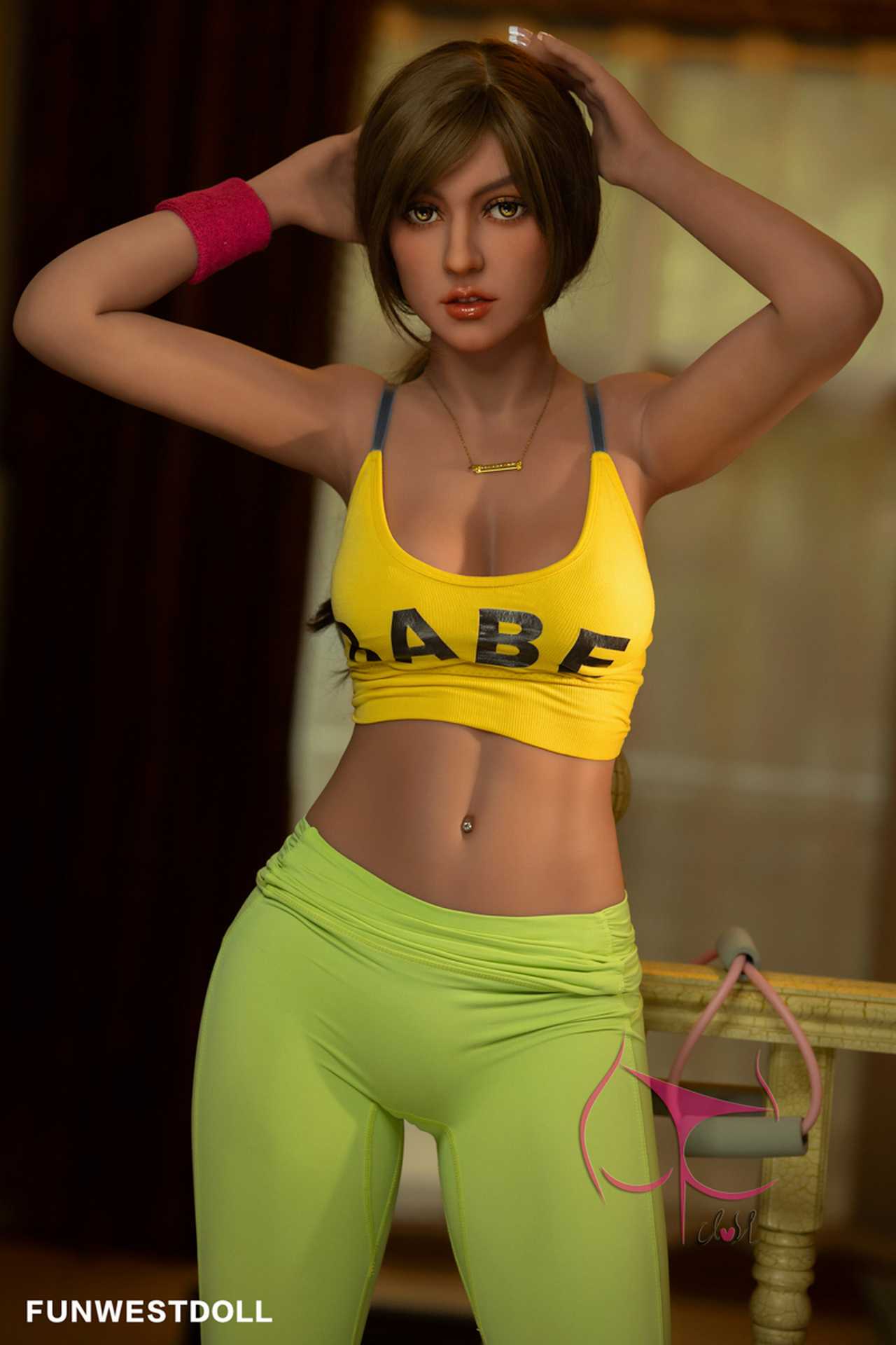 Funwest Love Doll Bonnie: 165cm Athletic Teen in Yellow Sportswear Any Love Doll Funwest