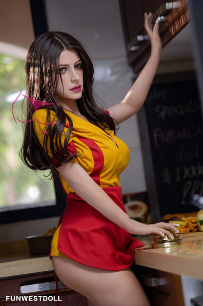 Funwest Love Doll Rylie: 155cm Busty Brunette Chef for Sensual Adventures Any Love Doll Funwest