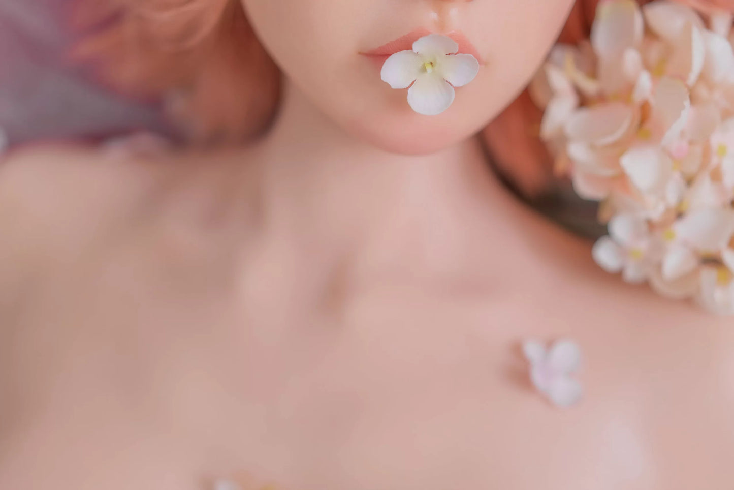 Irene: Short Hair, Small breasts - Silicone c Sex Doll Head (GE24-1)