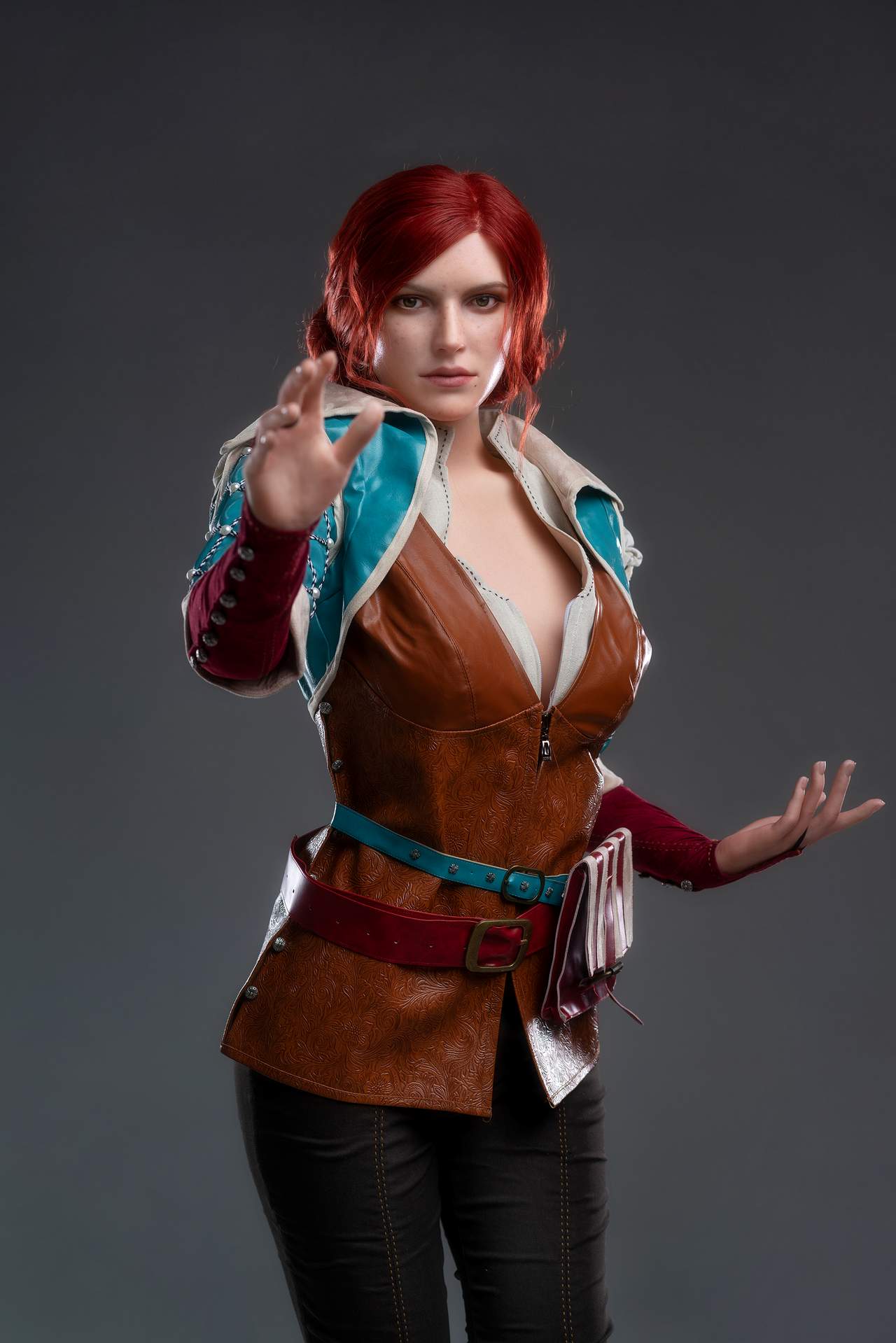 Gamelady's Triss - 168cm Witcher Actress Sex Doll, D-Cup and Round Butt Any Love Doll GameLady