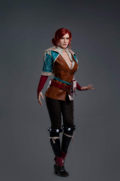 Gamelady's Triss - 168cm Witcher Actress Sex Doll, D-Cup and Round Butt Any Love Doll GameLady