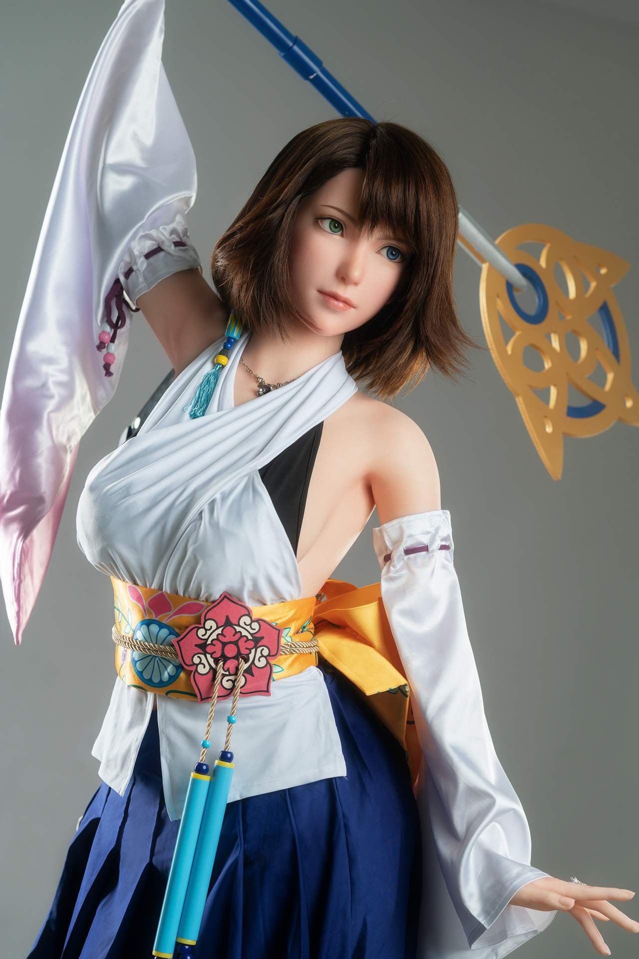 Gamelady's Yuna Sex Doll: 167cm Full Silicon, From Final Fantasy X Any Love Doll GameLady