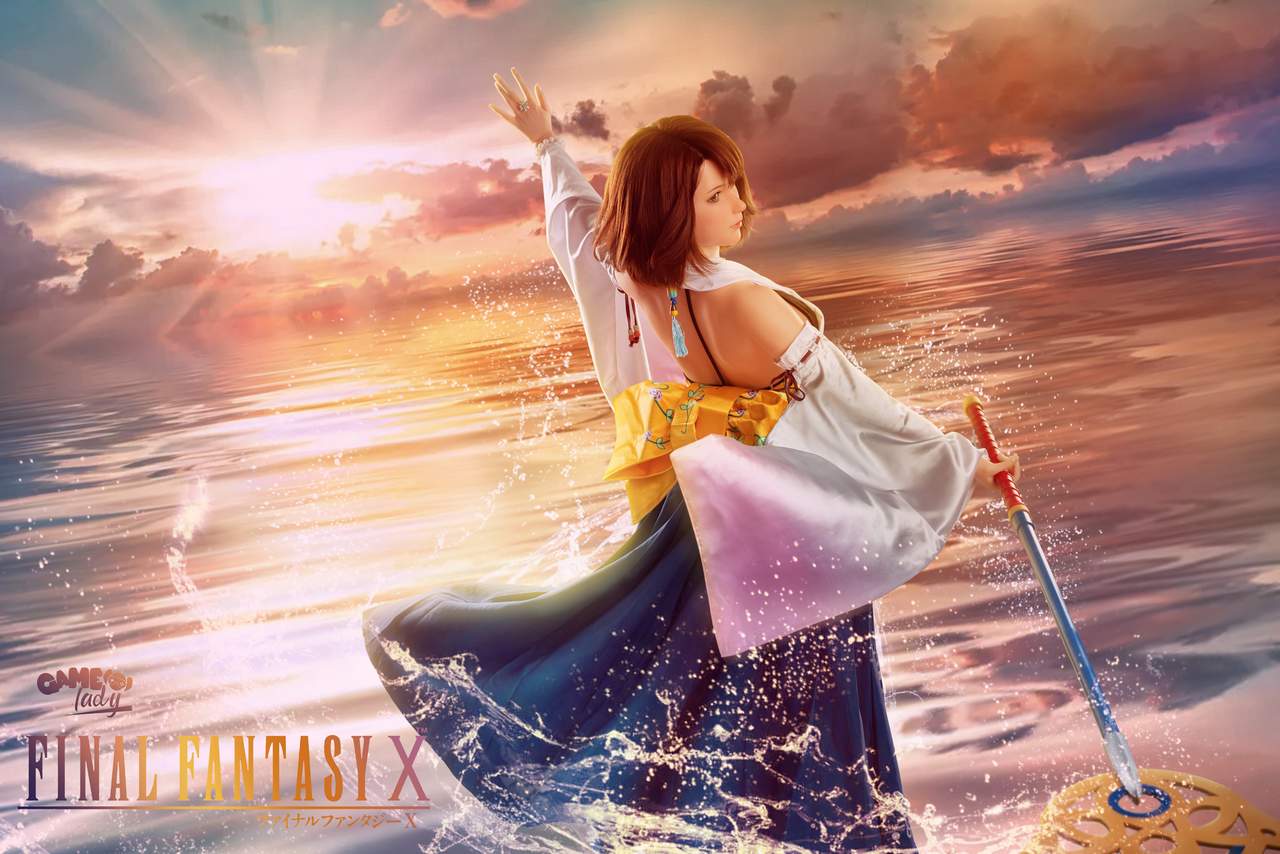 Gamelady's Yuna Sex Doll: 167cm Full Silicon, From Final Fantasy X Any Love Doll GameLady