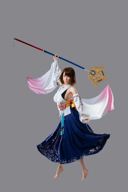 Gamelady's Yuna Sex Doll: 167cm Full Silicon, From Final Fantasy X Any Love Doll GameLady