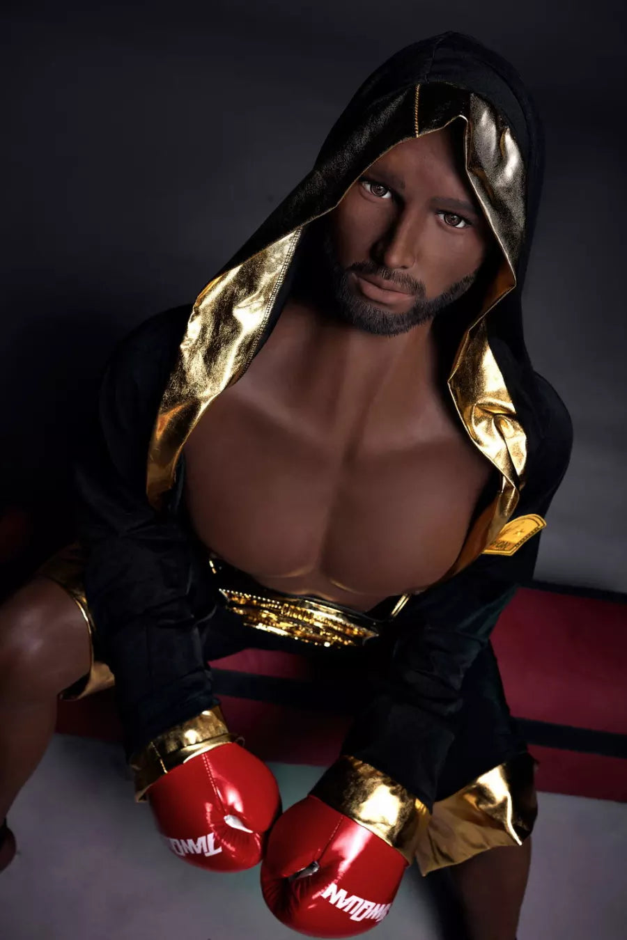 Irontech Dolls presents Thomas - Training with Attractive African American Male Love Doll Any Love Doll IRONTECH MALE DOLLS - TPE