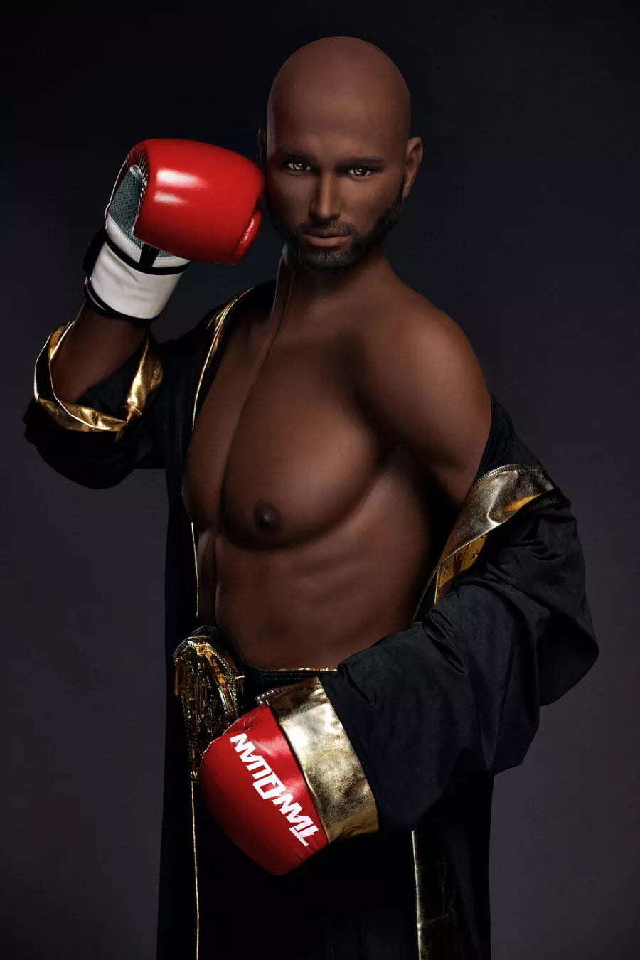 Irontech Dolls presents Thomas - Training with Attractive African American Male Love Doll Any Love Doll IRONTECH MALE DOLLS - TPE