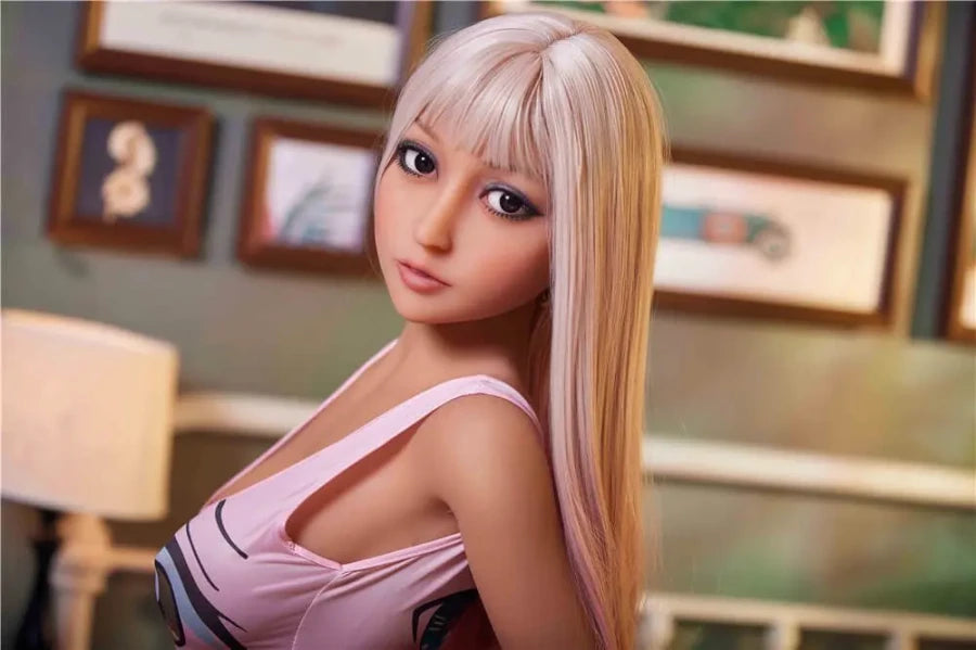 Irontech Minnie - Sexy Gray-Haired Love Doll in Room | TPE Sex Doll Any Love Doll IRONTECH DOLLS - TPE