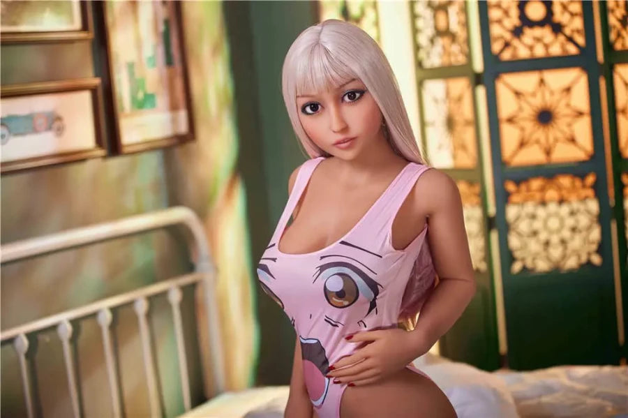 Irontech Minnie - Sexy Gray-Haired Love Doll in Room | TPE Sex Doll Any Love Doll IRONTECH DOLLS - TPE