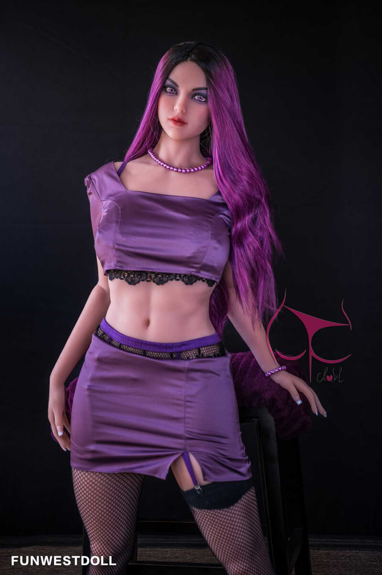 Jeanette The Ultimate Funwest Love Doll Hot and Naughty Purple Haired Beauty Any Love Doll Funwest