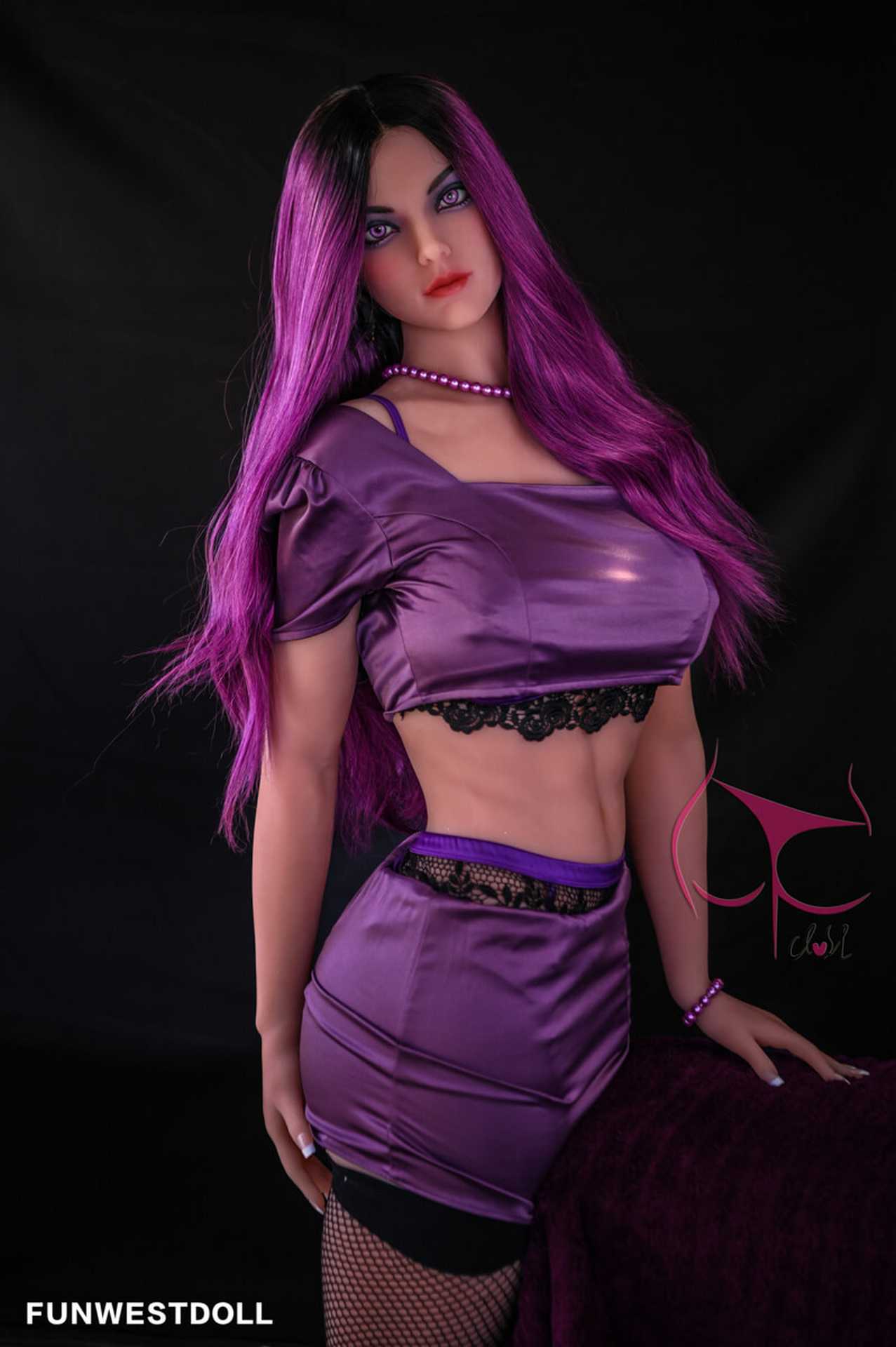 Jeanette The Ultimate Funwest Love Doll Hot and Naughty Purple Haired Beauty Any Love Doll Funwest