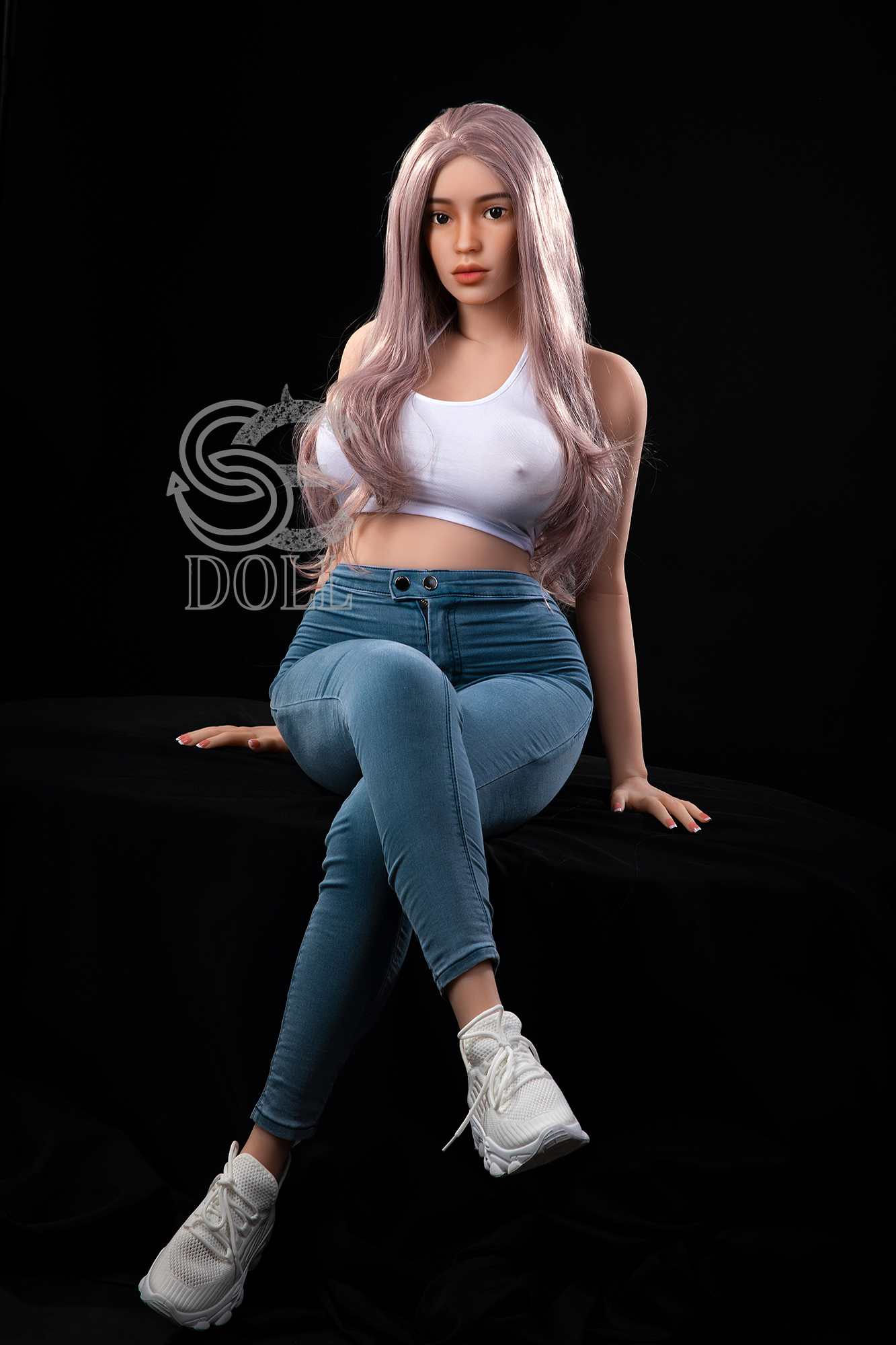 Lowri – Premium TPE Love Doll with Jeans and Nude Top by SEDoll Any Love Doll SEdoll TPE