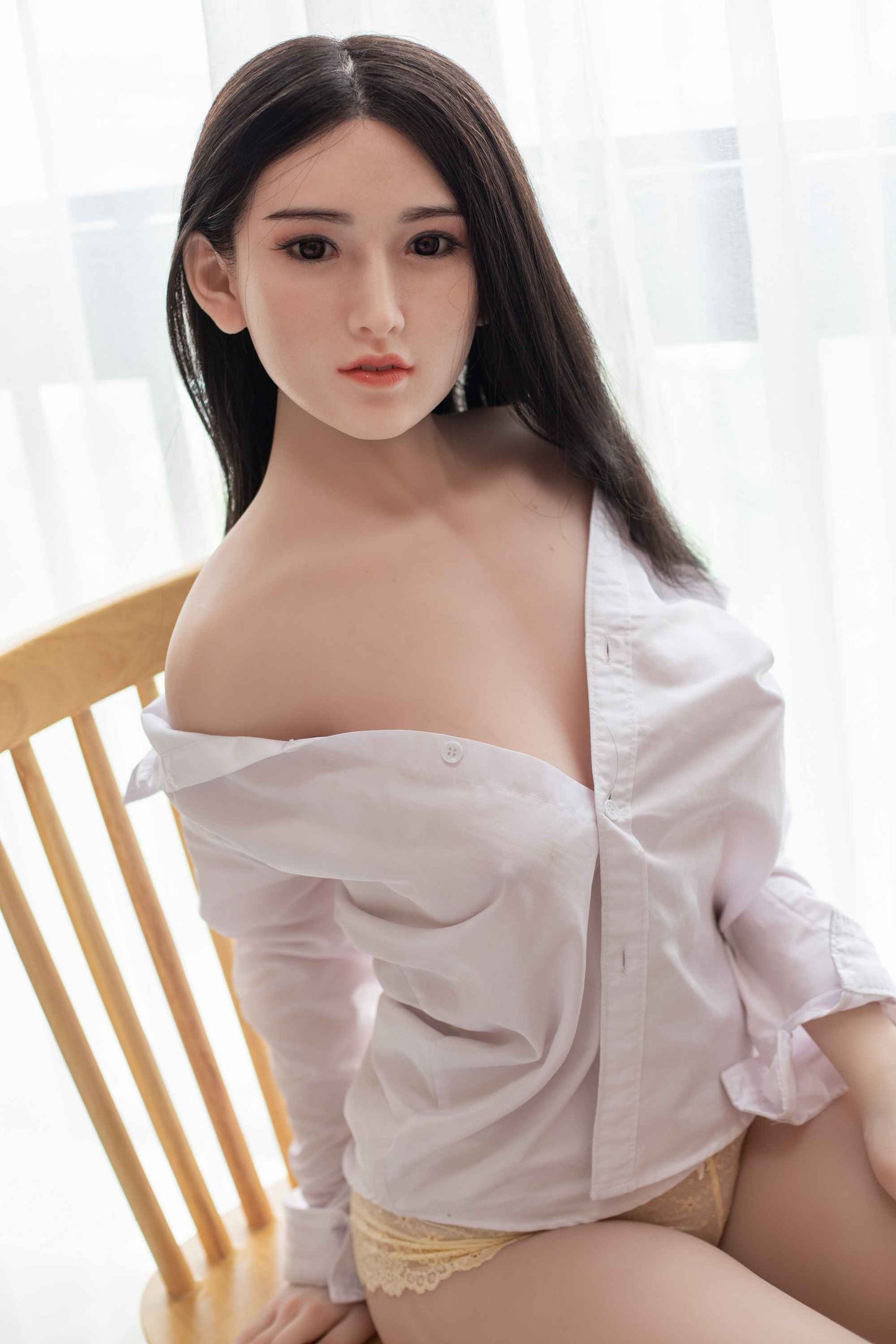 Maariyah: Exquisite Asian Starpery Love Doll with Brunette Teen Face and Petite Derrière Any Love Doll Starpery