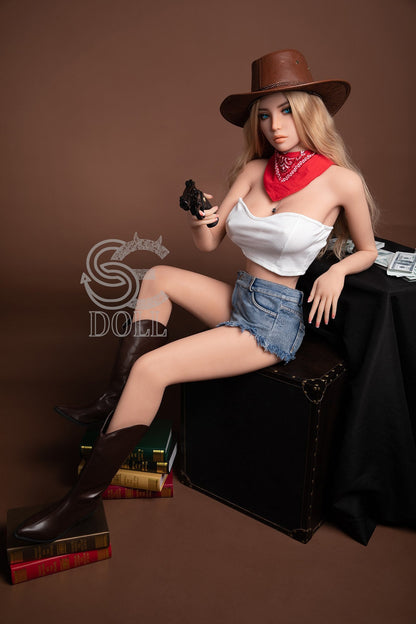 Meghan Cowgirl Love Doll by SEDoll - Blonde TPE Sex Doll for Wild Intimate Encounters Any Love Doll SEdoll TPE