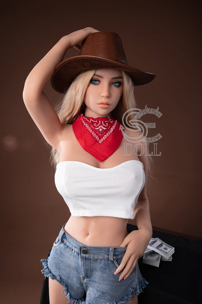 Meghan Cowgirl Love Doll by SEDoll - Blonde TPE Sex Doll for Wild Intimate Encounters Any Love Doll SEdoll TPE