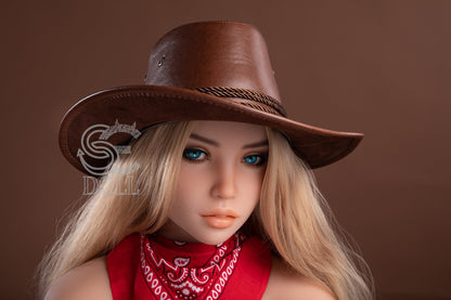 Meghan Cowgirl Love Doll by SEDoll - Blonde TPE Sex Doll for Wild Intimate Encounters Any Love Doll SEdoll TPE