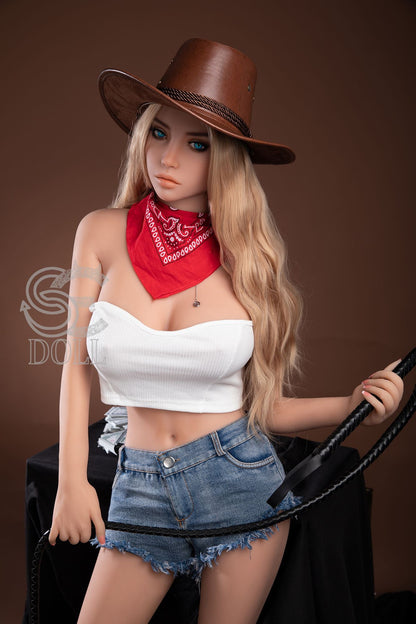 Meghan Cowgirl Love Doll by SEDoll - Blonde TPE Sex Doll for Wild Intimate Encounters Any Love Doll SEdoll TPE