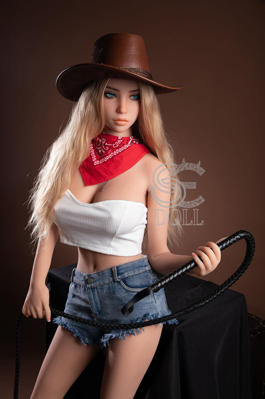 Meghan Cowgirl Love Doll by SEDoll - Blonde TPE Sex Doll for Wild Intimate Encounters Any Love Doll SEdoll TPE