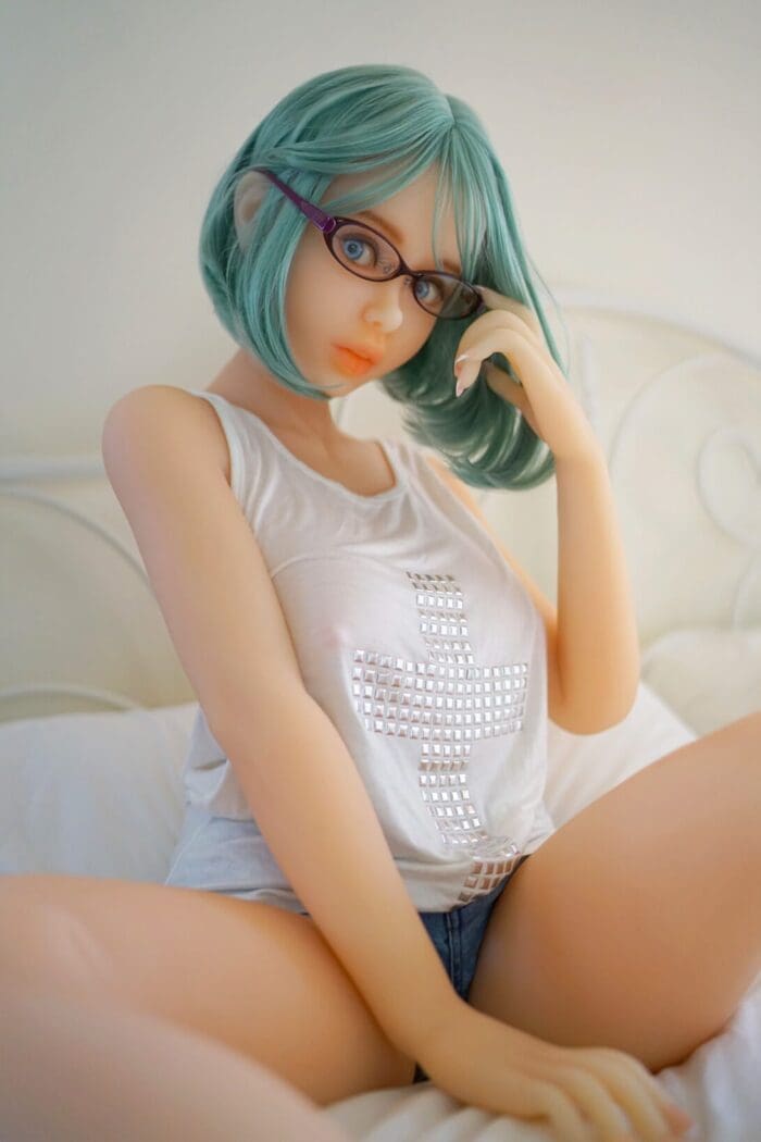 Mikayla - Naughty Youthful Love Doll Girl with Glasses, Seductress Sex Doll Any Love Doll Piper Doll