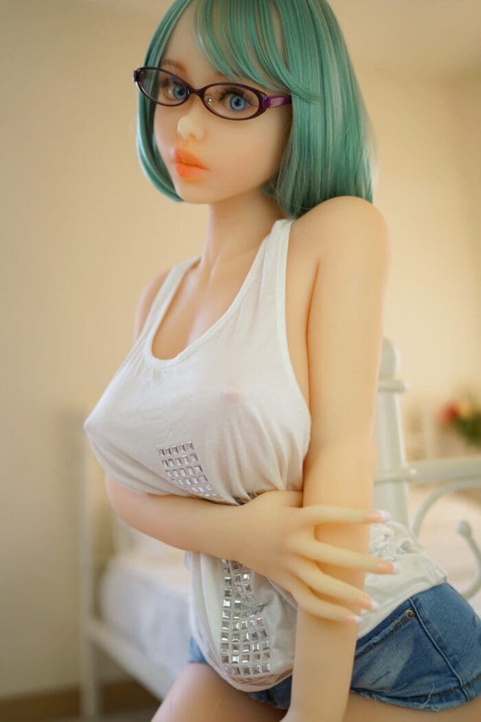 Mikayla - Naughty Youthful Love Doll Girl with Glasses, Seductress Sex Doll Any Love Doll Piper Doll